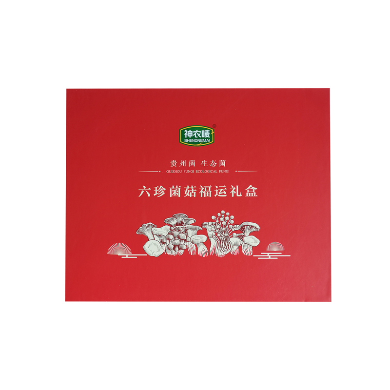 神农唛贵州六珍菌菇福运礼盒380g/手提礼盒装