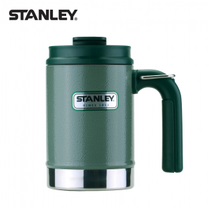 Stanley不锈钢水杯双层便携咖啡杯子带盖男士马克杯户外野营茶杯