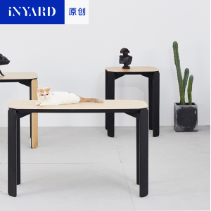 [InYard原创]45度书桌/进口白橡实木北欧现代简约家用小户型餐桌