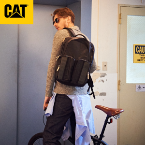 CAT/卡特男女双肩包休闲运动包大容量电脑包14英寸户外旅行包